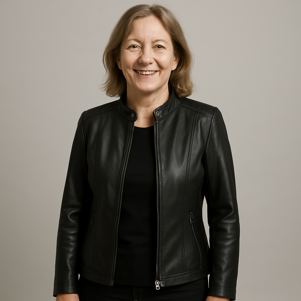 Ludmila | Stilinga odinė striukė