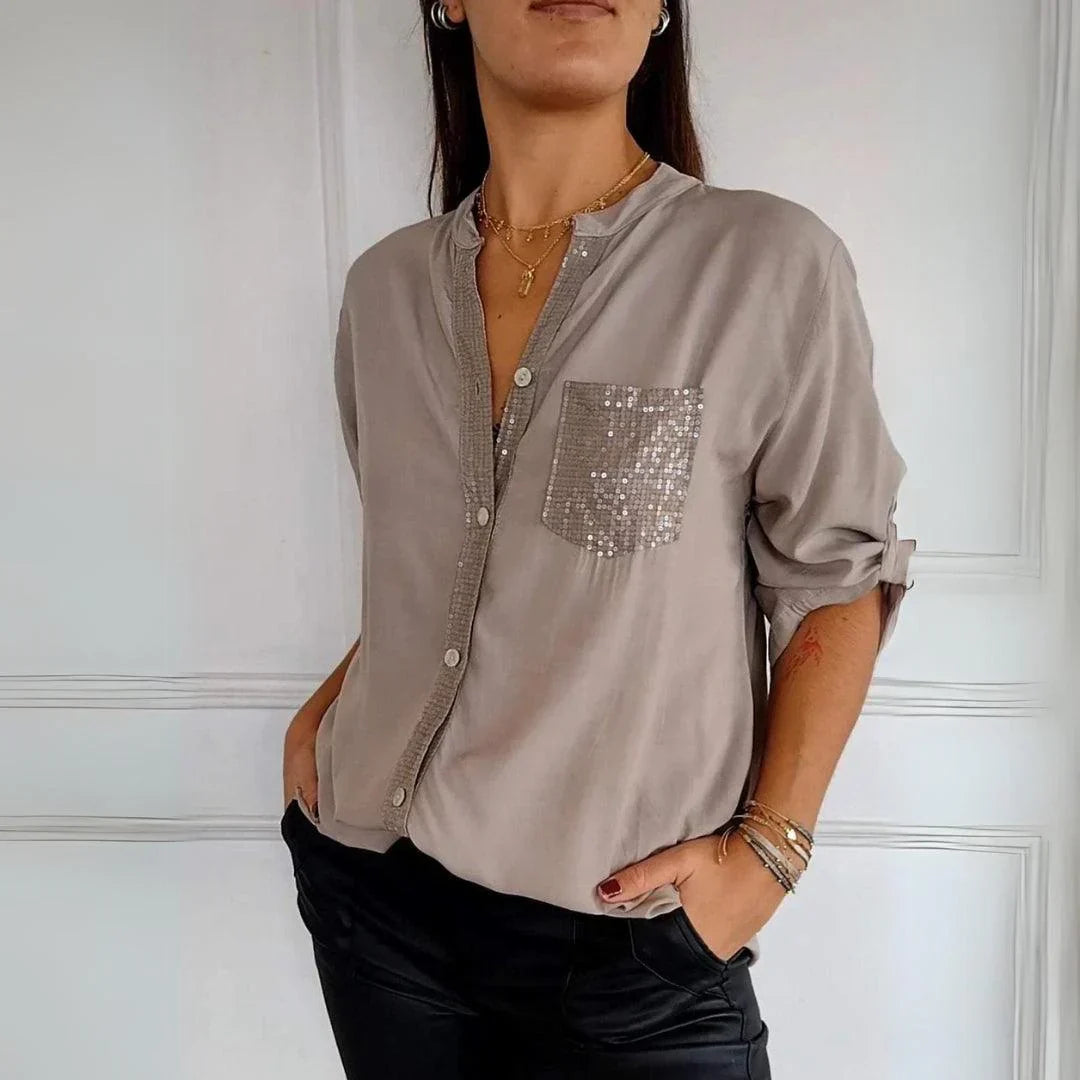 Alena | Elegantiška be raukšlių bluzonė